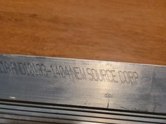 New Source Corp Kaiser Alexco 7075 T6511 Alu 90° Angle 48″L 1-1/2″×1-1/2″×3/16″T