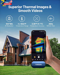 TC001 Thermal Camera for Android Super IR 512×384 High Resolution (not for iOS)