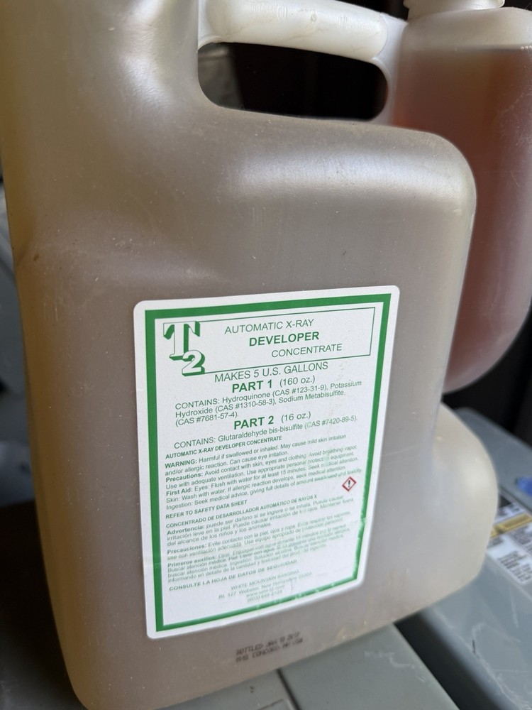 T-2 X-Ray Developer X-ray Chemicals Concentrate, 10 Gallons