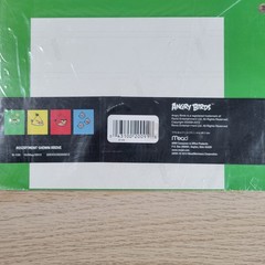 Angry Birds 5 Tab Binder Dividers Mead 11.5×9.5 2012 Red Green Yellow Blue Black