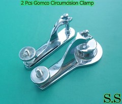 2 PCS Gomco Circumcision Clamp 1.1cm & 3.5cm Surgical Instruments