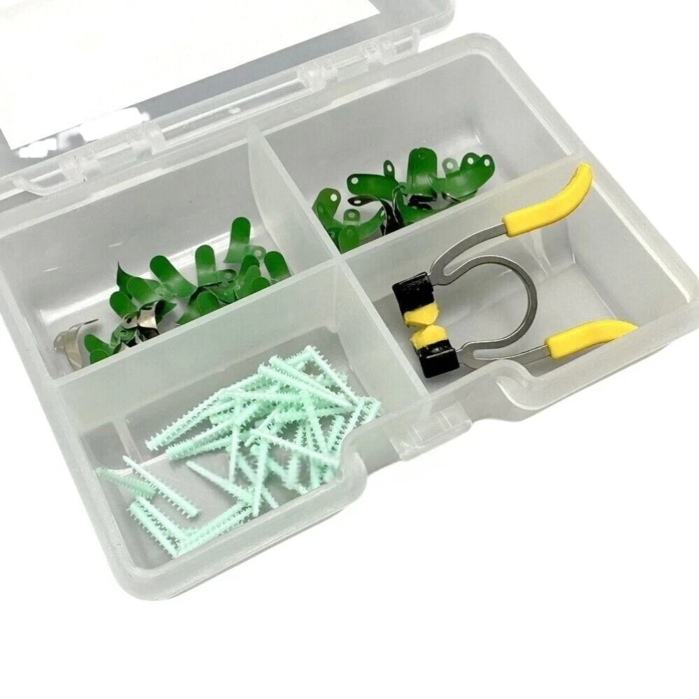 81 Pcs/Set Dental Adaptive Sectional Matrices Matrix System B3 Matrix Bands Kit