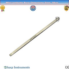 Mini Lambotte Bone Osteotome 5mm Blade, 18 cm Orthopaedic Chisel Surg Instrument