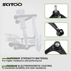 2pcs Front Suspension Kit Upper Control Arm Replacement 1999-2004