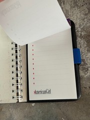 AMERICAN GIRL TODAY Vintage Blue School Planner Notebook (see description)
