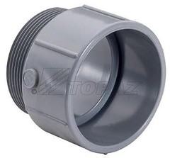 TOPAZ 1039, Conduit Terminal Adapter, 3-1/2″, Sch 40, PVC, Threaded Male, 1pc