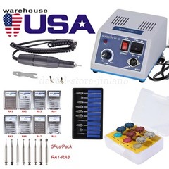Micromotor de Laboratorio Dental para Pulido, 35,000 RPM, Tipo E con Juego Fresa