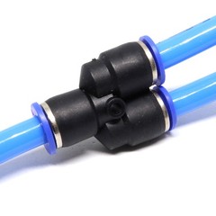 2Pcs 5/16 Inch OD Y Shape Plastic Push to Connect Fittings 3 Ways Tube Connect