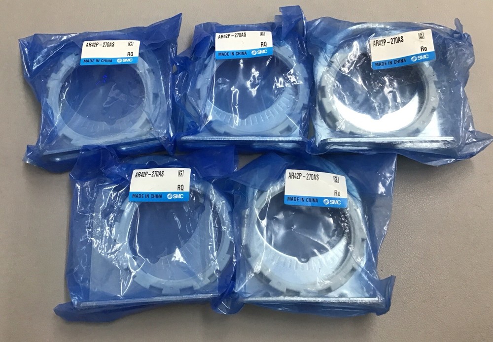 Lot Of 5 SMC Bracket Assembly AR42P-270AS For AR40-A & AW40-A Regulators (r16)
