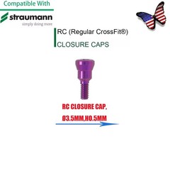 US Fit Straumann ITI RC Healing Abutment & Closure Cap Titanium Regular Platform