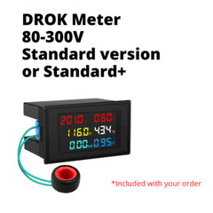 Drok Power Meter NEMA L6-30 (Complete Kit) 200-240v Voltmeter Outlet Box