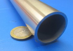 304 Stainless Steel Tube 1.25 OD x 1.084″ ID x .083″ Wall x 5 Foot Length