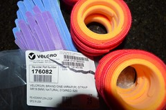 5 Yards Ultra Thin VELCRO® Brand, Extra Soft Double Sided Hook & Loop Material
