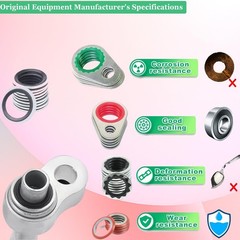 195PCS A/C Seal Kit,Ac O Ring Assortment Kit, AC Gasket Seal Kit, Automo