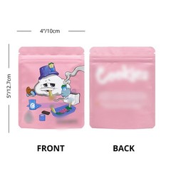 3.5g Smell Proof Mylar Bags | Food Grade Storage Zip Seal Pouch 4 Styles Mixed