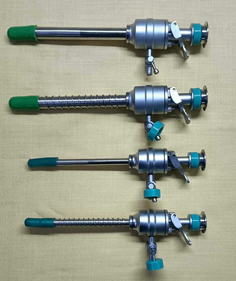 4pc Laparoscopic Trocar Cannula 5mm/10mmx100mm Endoscopy Surgical Instruments