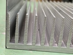 Machined Aluminum Heat Sink 10×6.5×1.75″ With Mount Flanges ~6 Pounds