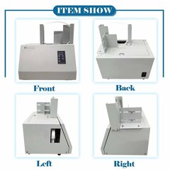 110V 60Hz Fully Auto Cross-Shaped Paper Tape Banknote Bundling Machine 100W