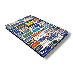 AIR MAIL Par Avion NOTEBOOK Journal Spiral Bound HC 63 Blank Pgs Chronical Books