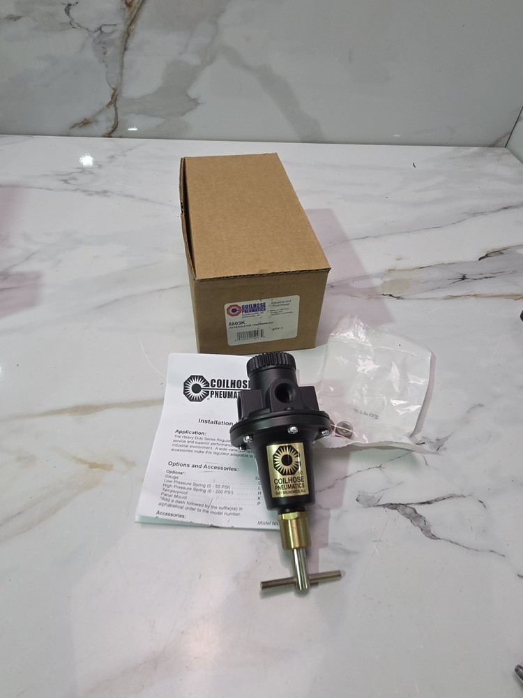 Coilhose Pneumatics 8803K 3/8″ Air Regulator 0-125 psi Tamperproof