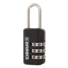 Zinc Diecast 22Mm Combination Sport Padlock with 13/16In Shackle, 2 Pack
