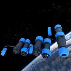 IP68 Waterproof 2/3/4/5 -26 Pin Plug and Panel/ Socket Inline Connector Aviation