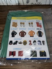 Weldas Flame Retardant Cotton Welding Jacket, Green, Medium