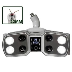 15W Dental Surgery LED Operation Light Dual Color Shadowless Oral Lamp 22mm/26mm