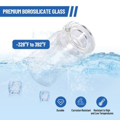 100Pcs 5ml Sealed Vials w/Self Healing Injection Port+Plastic-Aluminum Flip Caps