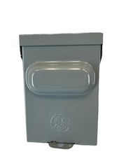 GE 30 Amp 120/240 Volt Fused AC Disconnect In Gray TF30RCP NEMA 3R