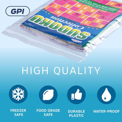 GPI – 13″ X 15″, 2 Gallon Large Zip Bags, Pack of 100, Clear Plastic Reclosable