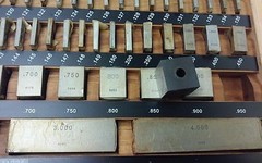 81 PCS/SET SQUARE GAGE BLOCK SET grade 3 (A-), w.NIST Equivalent certificate-new