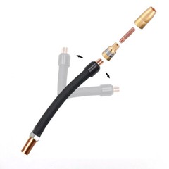 4pcs MIg Gun Flexible Swan Neck kits replace Miller M-10 M-15 M-100 M-150 169718