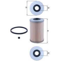 FUEL FILTER ACD KNECHT KX204D NEW