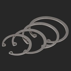 Internal Circlips Retaining Rings for Bores Sizes: 8mm-150mm A2 Stainless DIN472