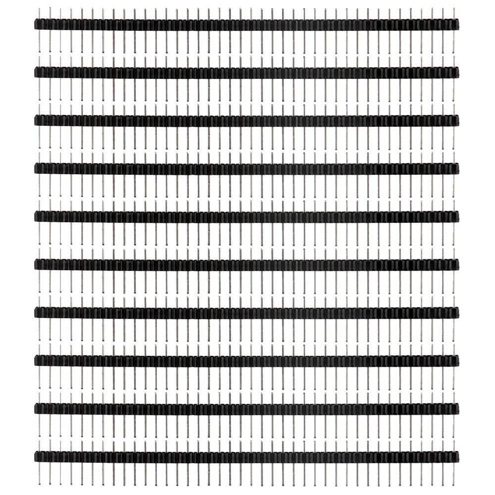 40-Pin Male Header 0.1″ 2.54mm Breadboard PCB Strip Connectors 10/25/50/100Pcs