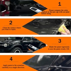 Touch Up Paint Pen for Ford Premium Car Scratch Repair & Ingot Silver Metallic
