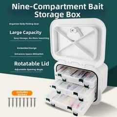 ABS Marine Storage Box with Deck Cover Hatch Lid for Organized Fishing Storage