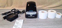 DYMO LabelWriter 450 Power Cord/USB Cable/3 Full Rolls of DYMO Labels ✅️TESTED✅️