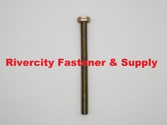 5/16-18 x 4 Tap Bolts Grade 8 Hex Head Screws 5/16×18 x 4″ Full Thread 5/16-18×4