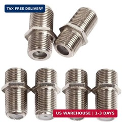 EZYUMM 6-Pack Coaxial Cable Connector, F-Type Female to Female RG6 Coax Extender