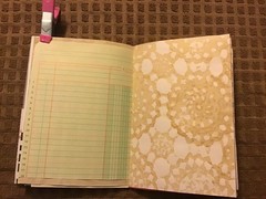 Handmade Naked Junk Journal 6” x 4.5” Mushroom Print Card Stock Cover