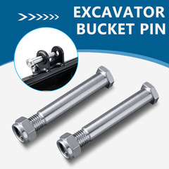 2 Pack 25mm Mini Excavator Pins w/ Nut – Bucket Auger Ripper