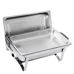 6x 8QT Chafing Dish Stainless Steel Chafer Complete Set with 2 Warmers Buffet