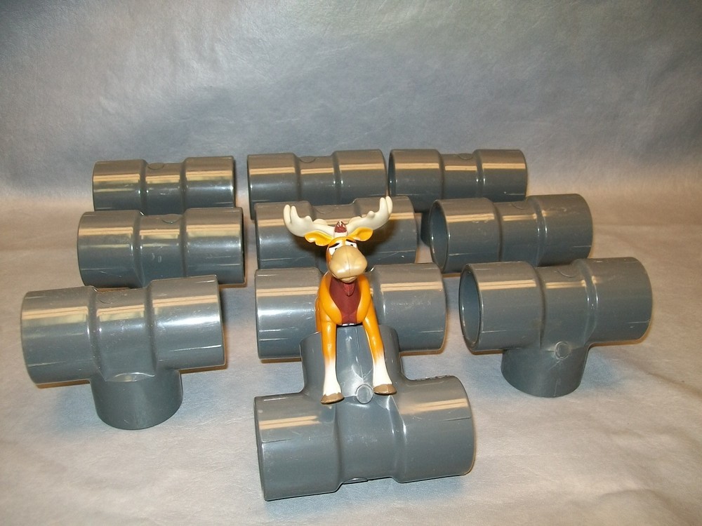 Spears D2467 SCH 80 PVC T Pipe Fitting 1-1/4″ slip x slip x slip Lot of 10
