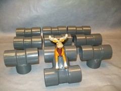 Spears D2467 SCH 80 PVC T Pipe Fitting 1-1/4″ slip x slip x slip Lot of 10