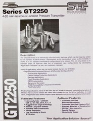 STI Stellar GT2250-2000G-001 Pressure Transmitter Transducer Sensor 0-2000 PSIG