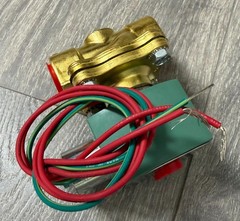 REDHAT Solenoid Valve: 2-Way, Normally Closed, 1/2 in Pipe Size, 110V AC/120V AC