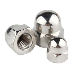 M3 M4 M5 M6 M8 M10 M12 Cap Acorn Dome Nuts Hex Nut A2 Stainless Steel DIN 1587