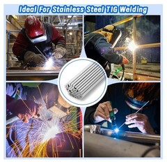 Varillas soldadura TIG ER308L inox 1/16 x16 20 pcs para acero 304